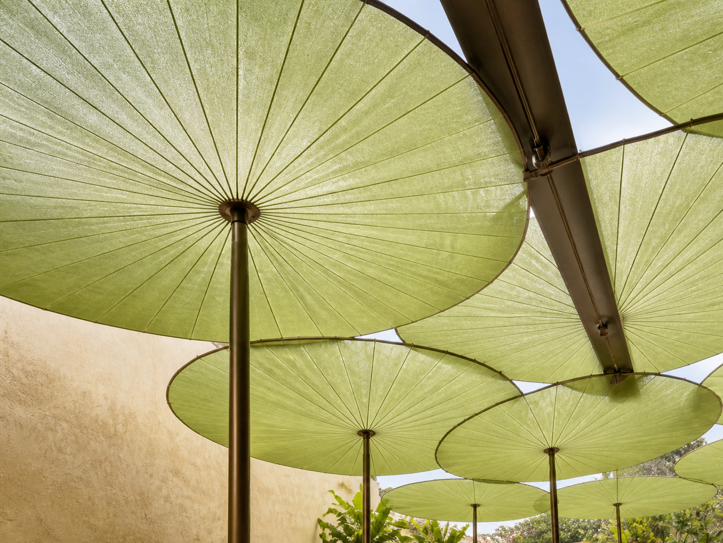 AUTHË v2 · Verdure Canopy · underside and daylight study
