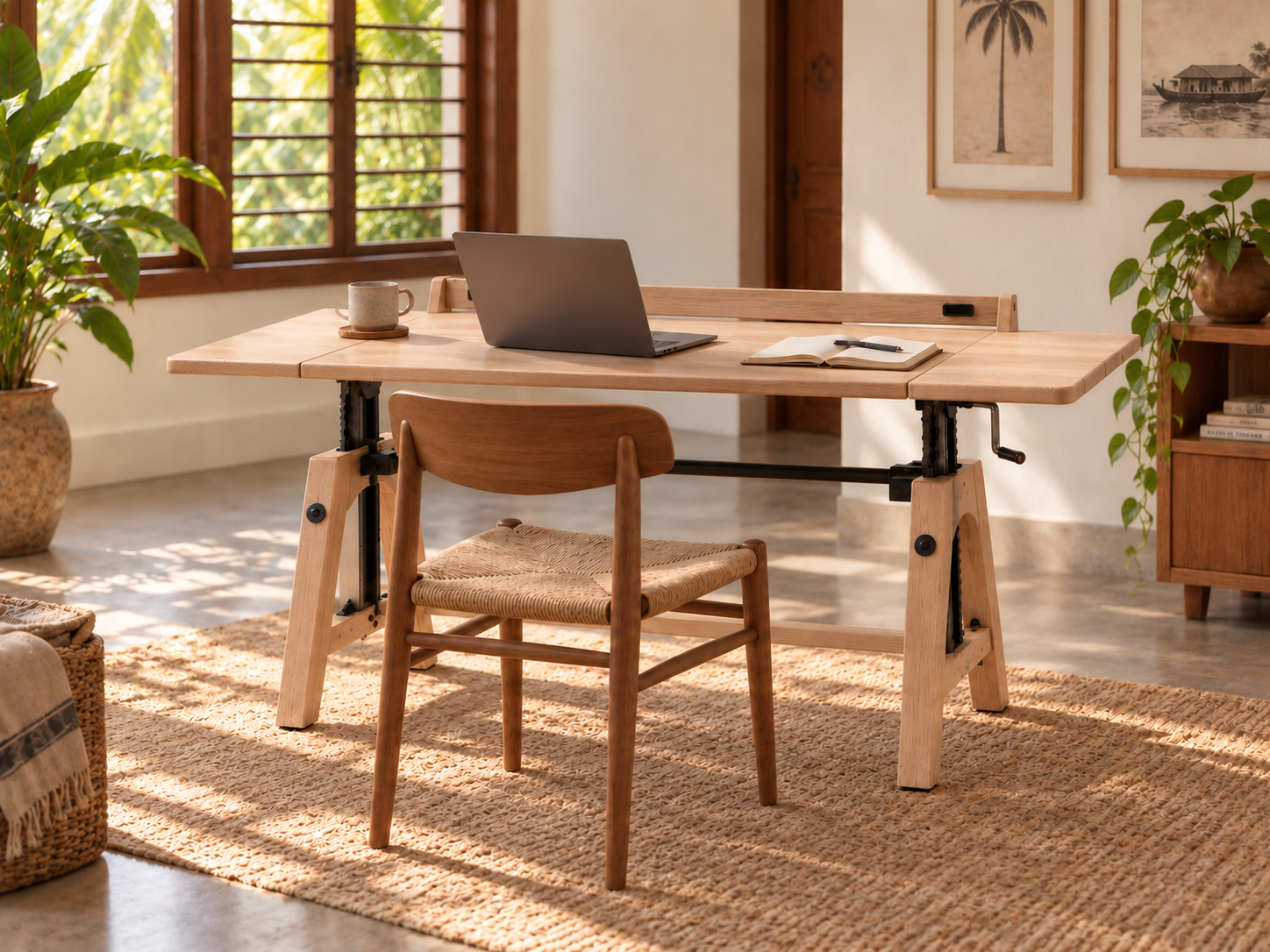 Counterpoise Manual Workstation concept placement: A desk in the room