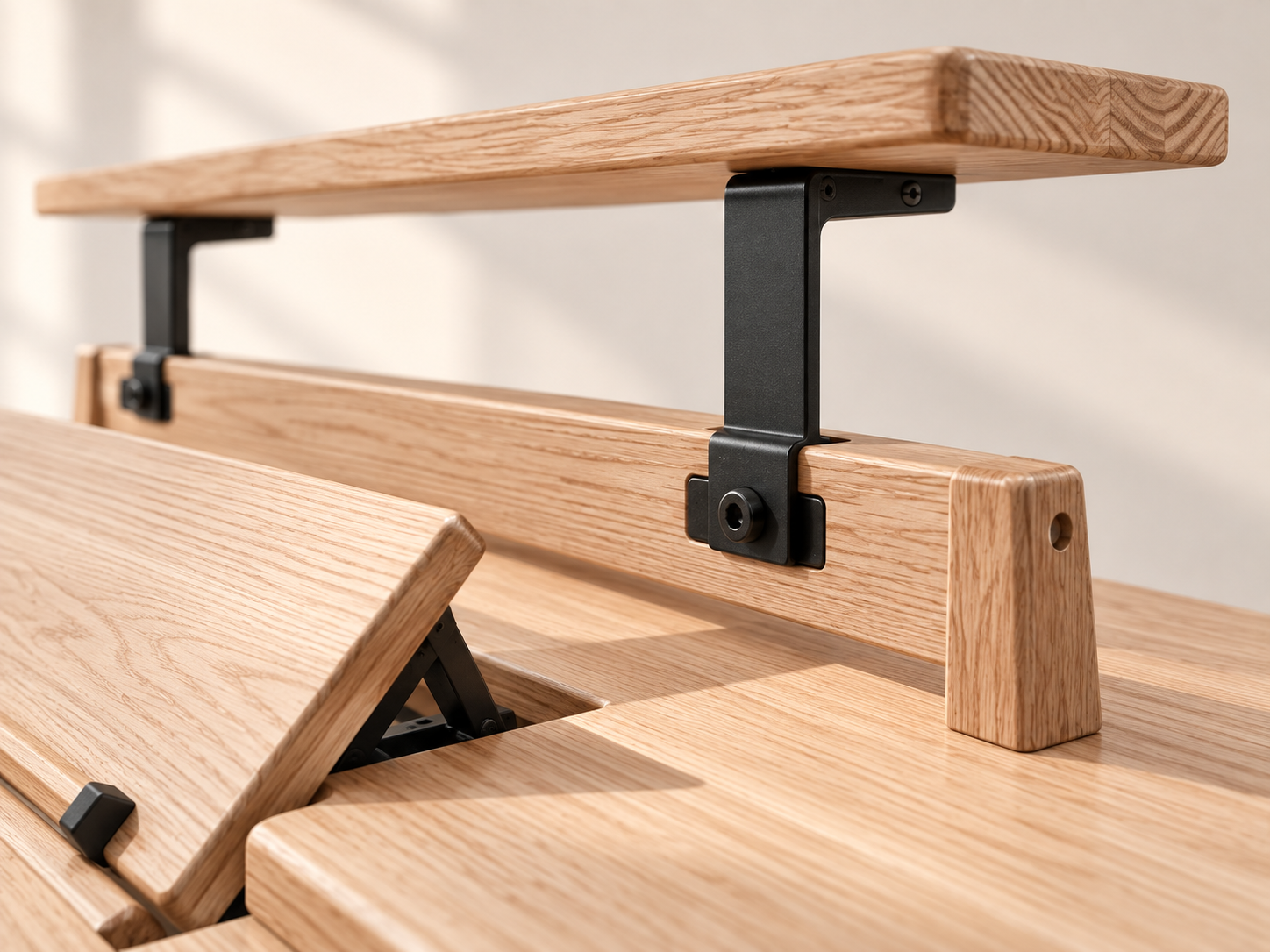 Counterpoise Monitor Shelf proposed form and finish detail