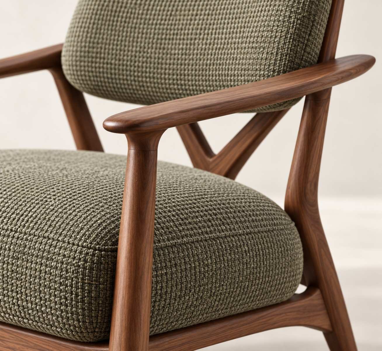 Cove Lounge Chair proposed form and finish detail