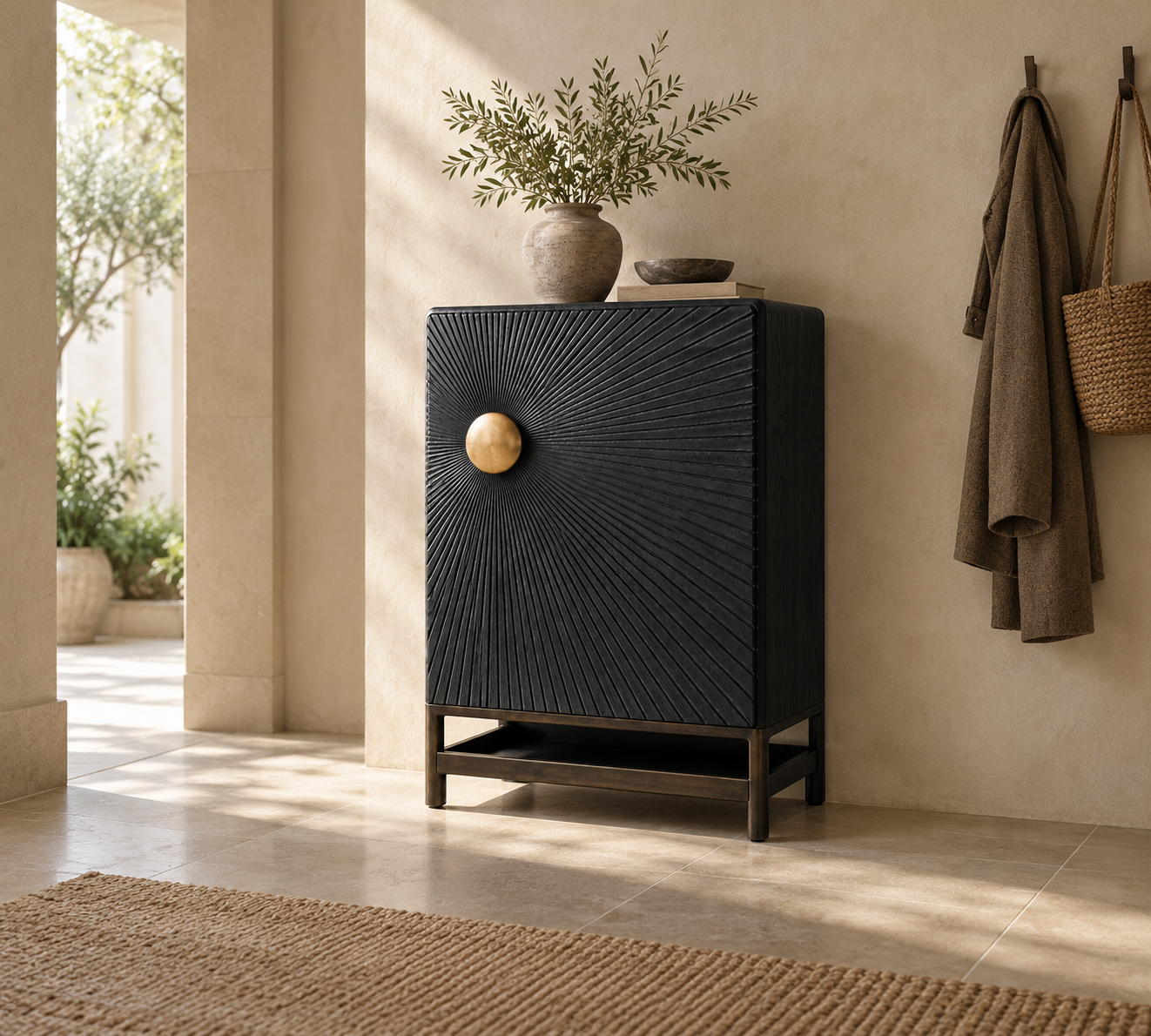 Halo Cabinet concept placement: A wall with a focal point
