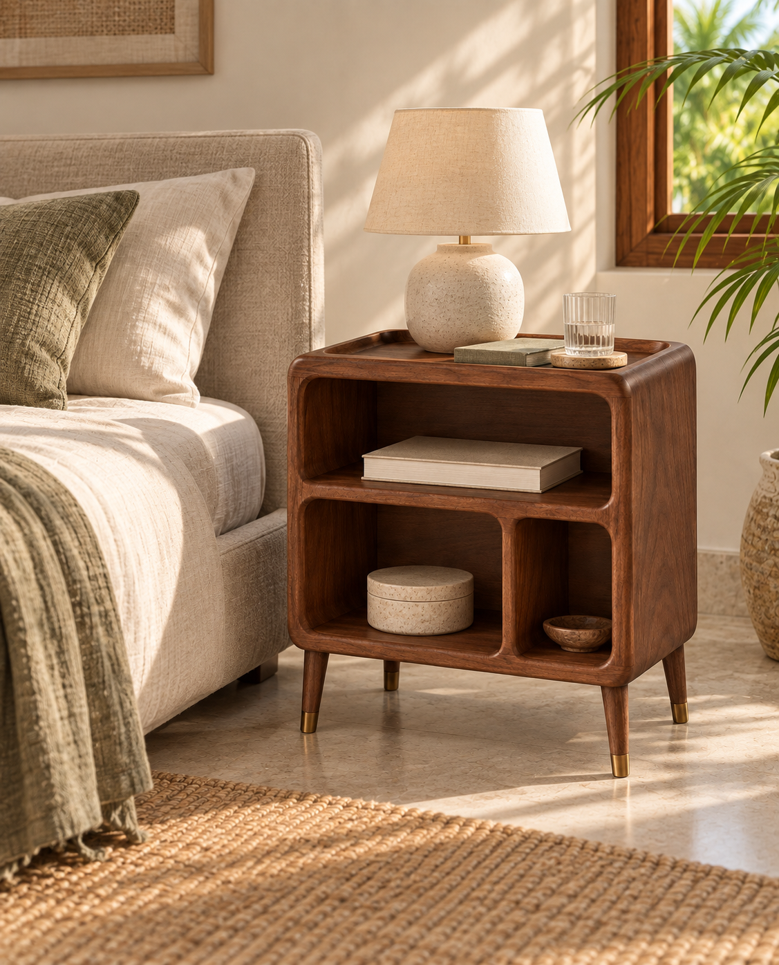 Nila Open Bedside concept placement: Beside the bed
