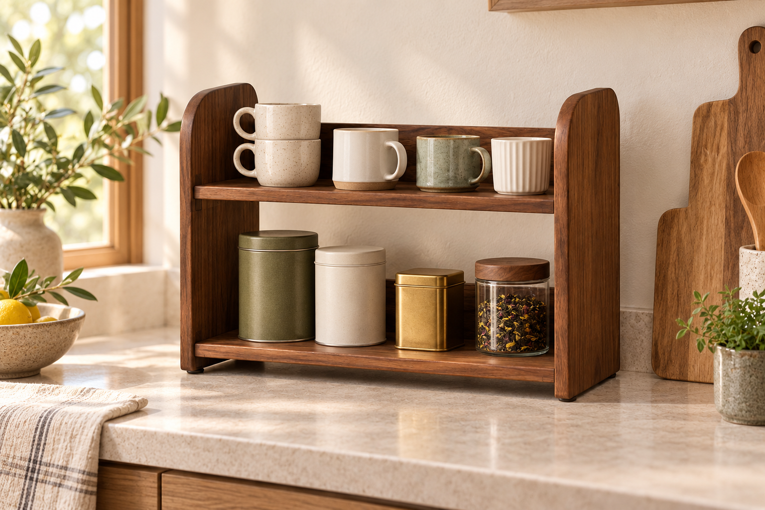 Rill Counter Shelf concept in a furnished room
