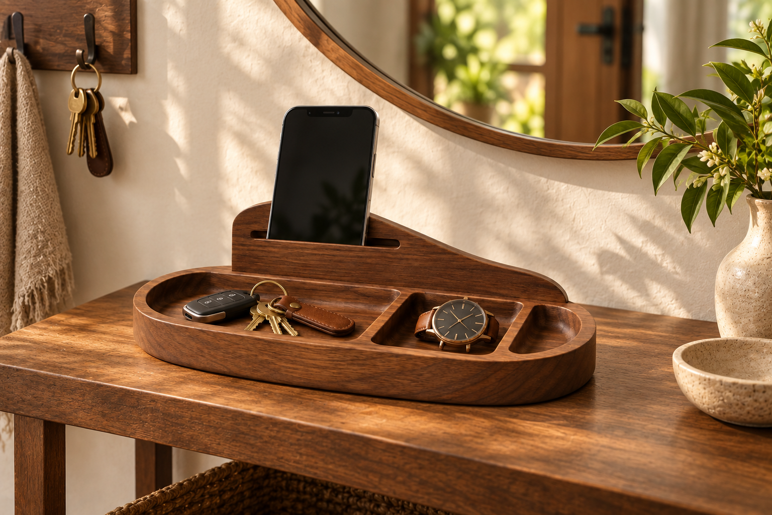 Vale Entry Catchall concept placement: At the door