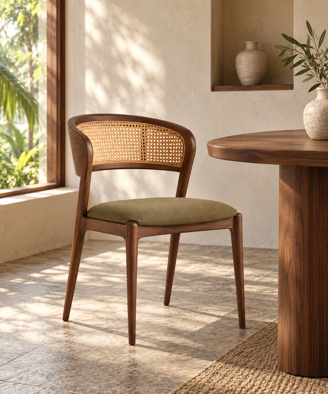 Vela Dining Chair concept in a furnished room