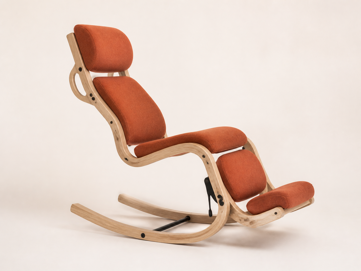 AUTHË v2 · Restline Reclining Rocker · panoramic header · five support pads