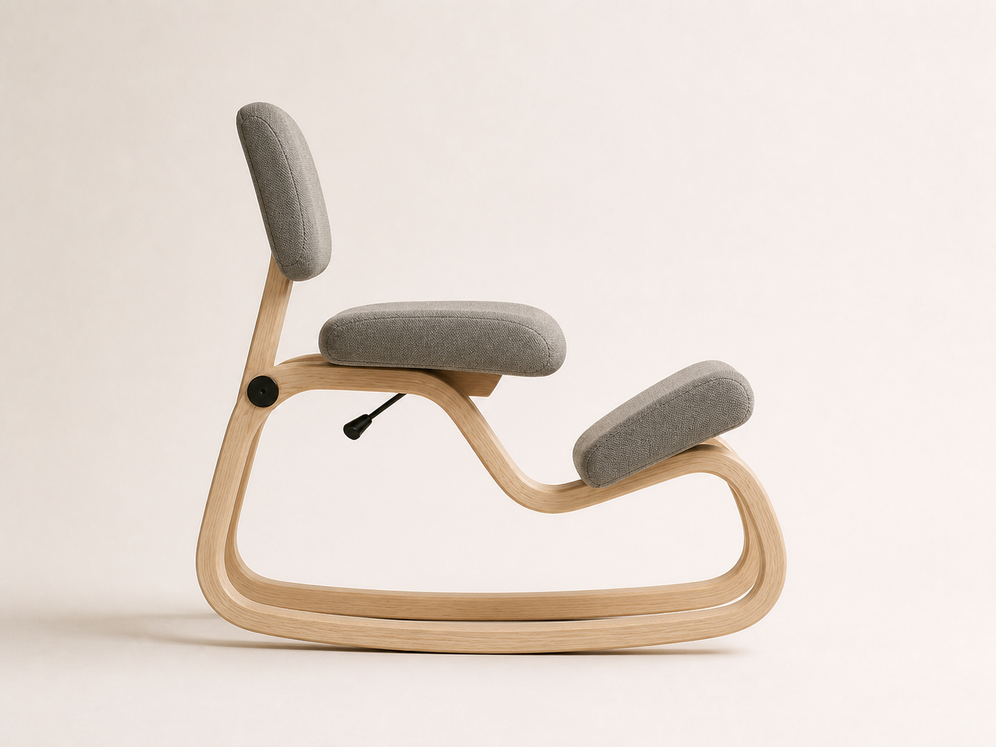 AUTHË v2 · Sway Active Work Chair · clean mechanical side profile