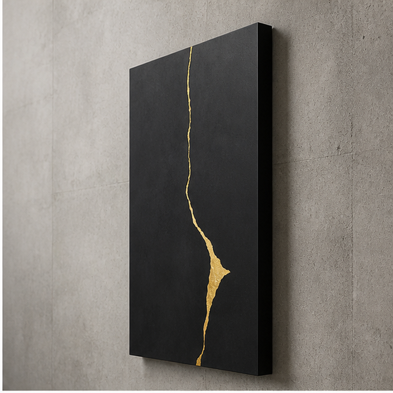 Fault Line No. 01 side view showing relief depth and shadow gap