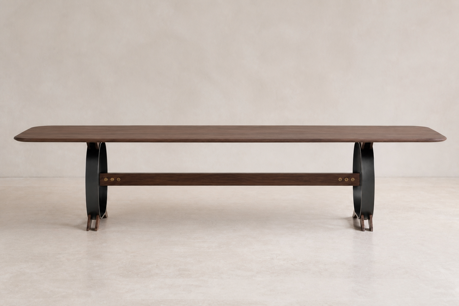 Span 280 Dining Table · AUTHË v2 front elevation design view