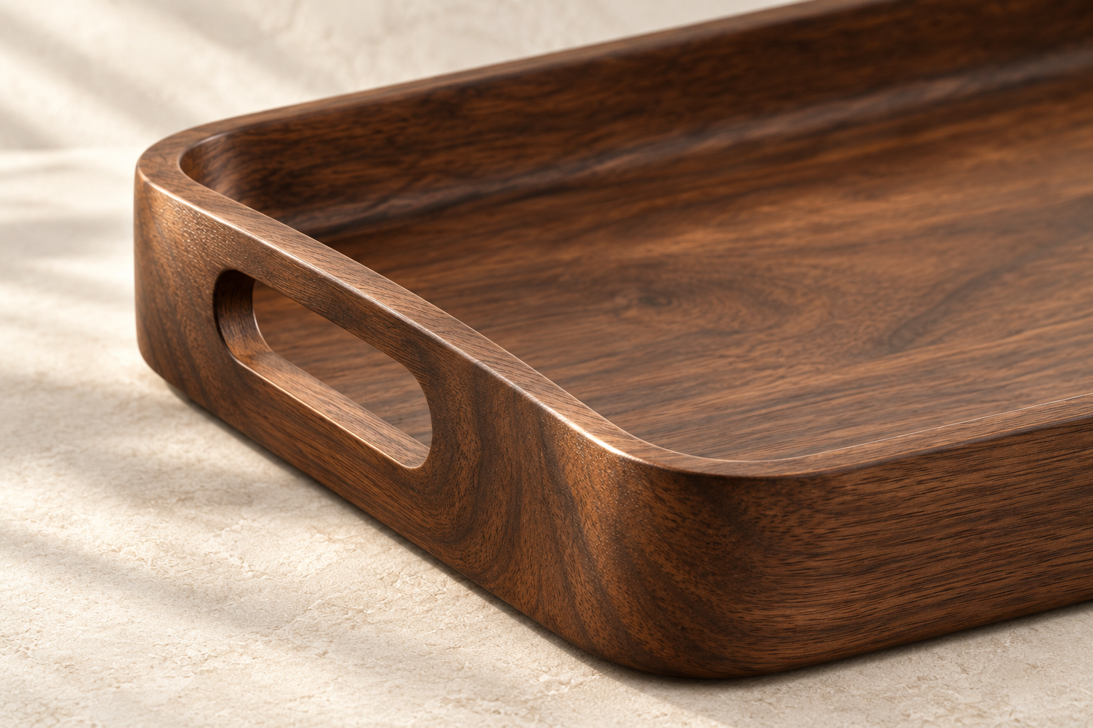 Aru Serving Tray proposed form and finish detail