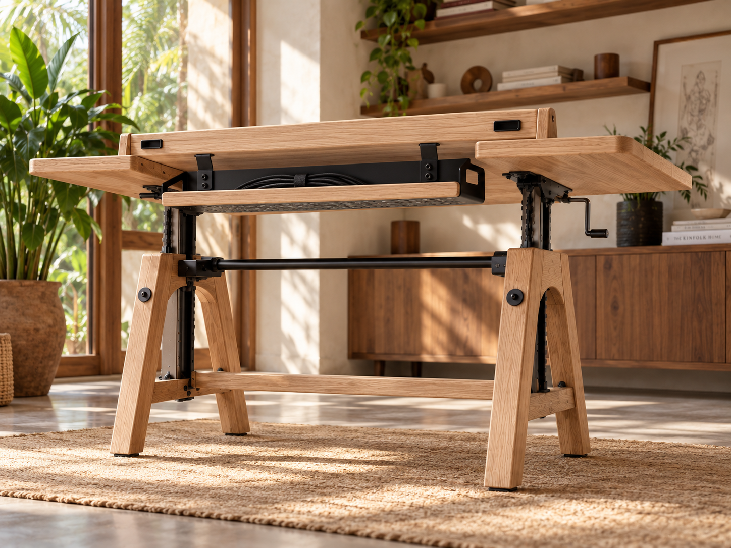 Counterpoise Cable Tray concept placement: Beneath the fixed rear strip