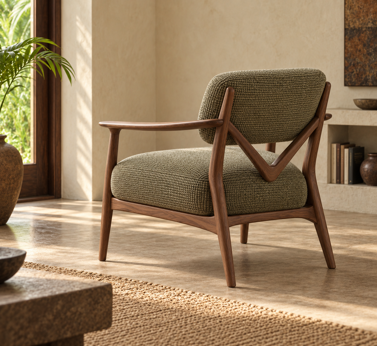 Cove Lounge Chair concept in another interior setting