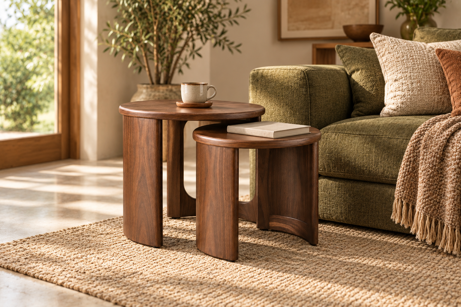 Luma Nesting Tables concept placement: Together or apart
