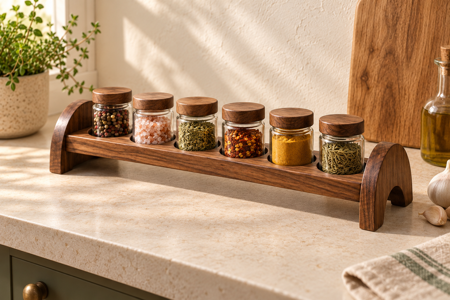 Mora Spice Rail concept in a furnished room