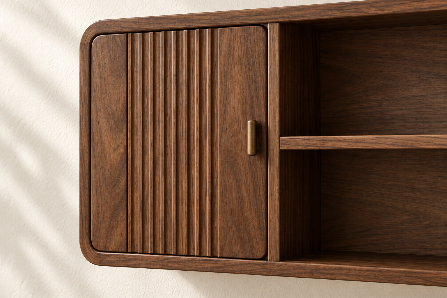 Oru Wall Cabinet proposed form and finish detail